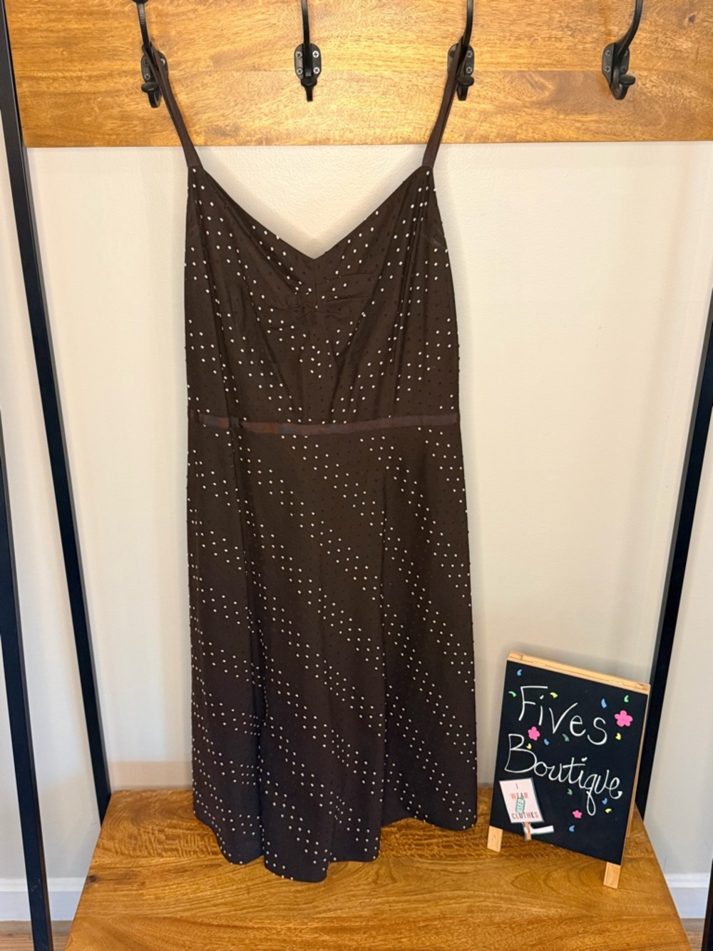 Vintage Ann Taylor Loft Embroidered Slip Dress